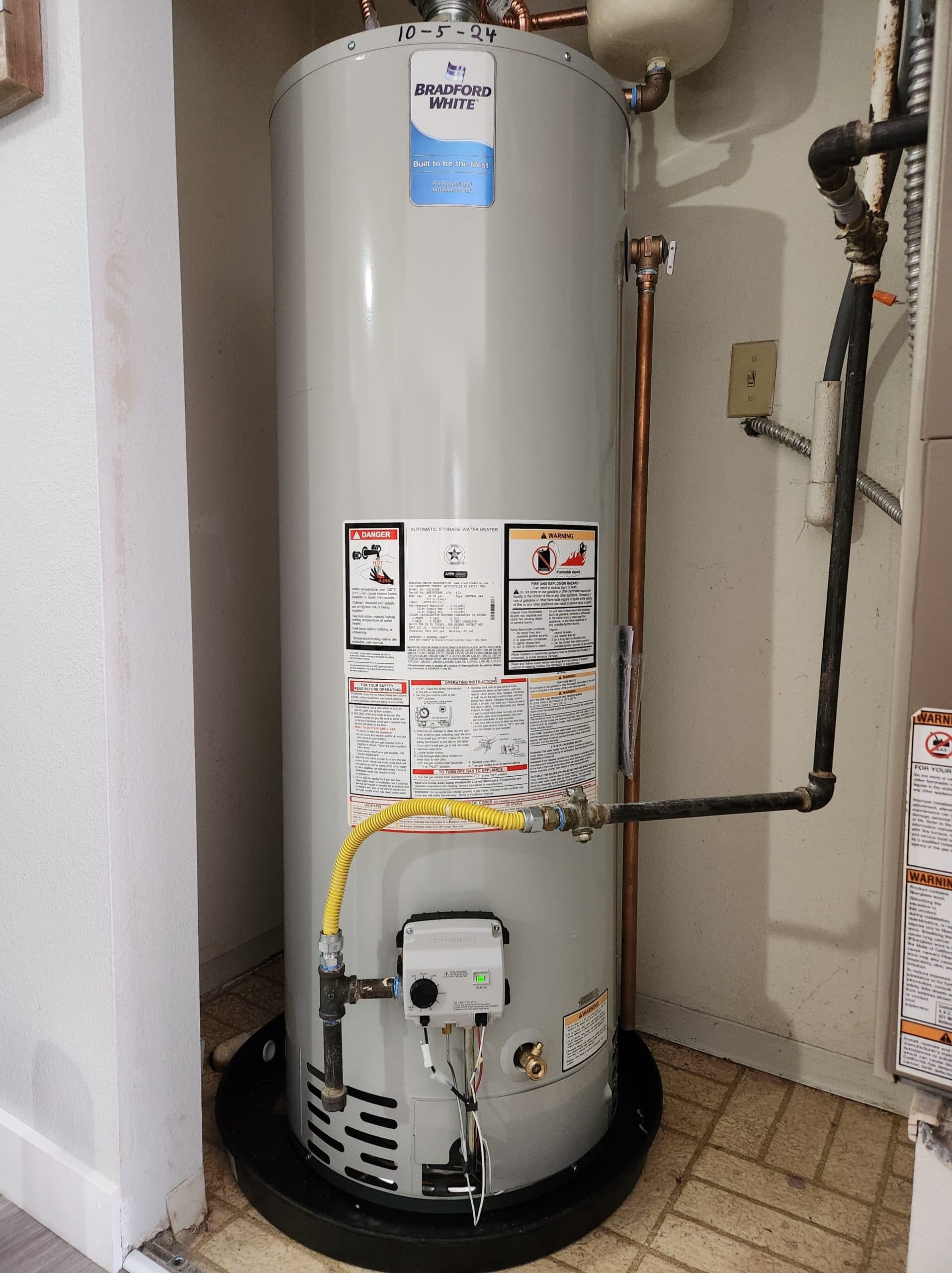 new water heater installation in summerville